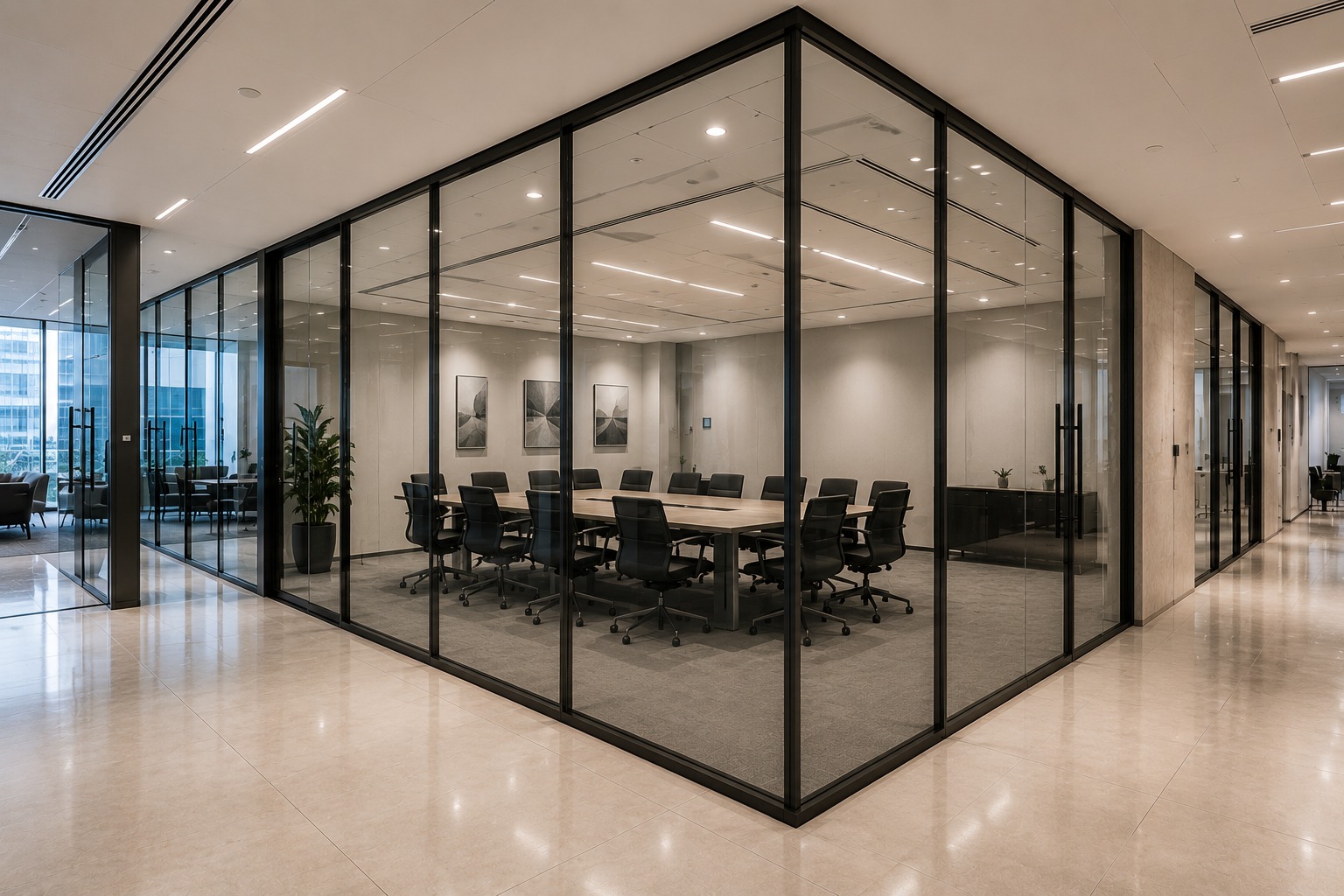 Glass and Aluminium