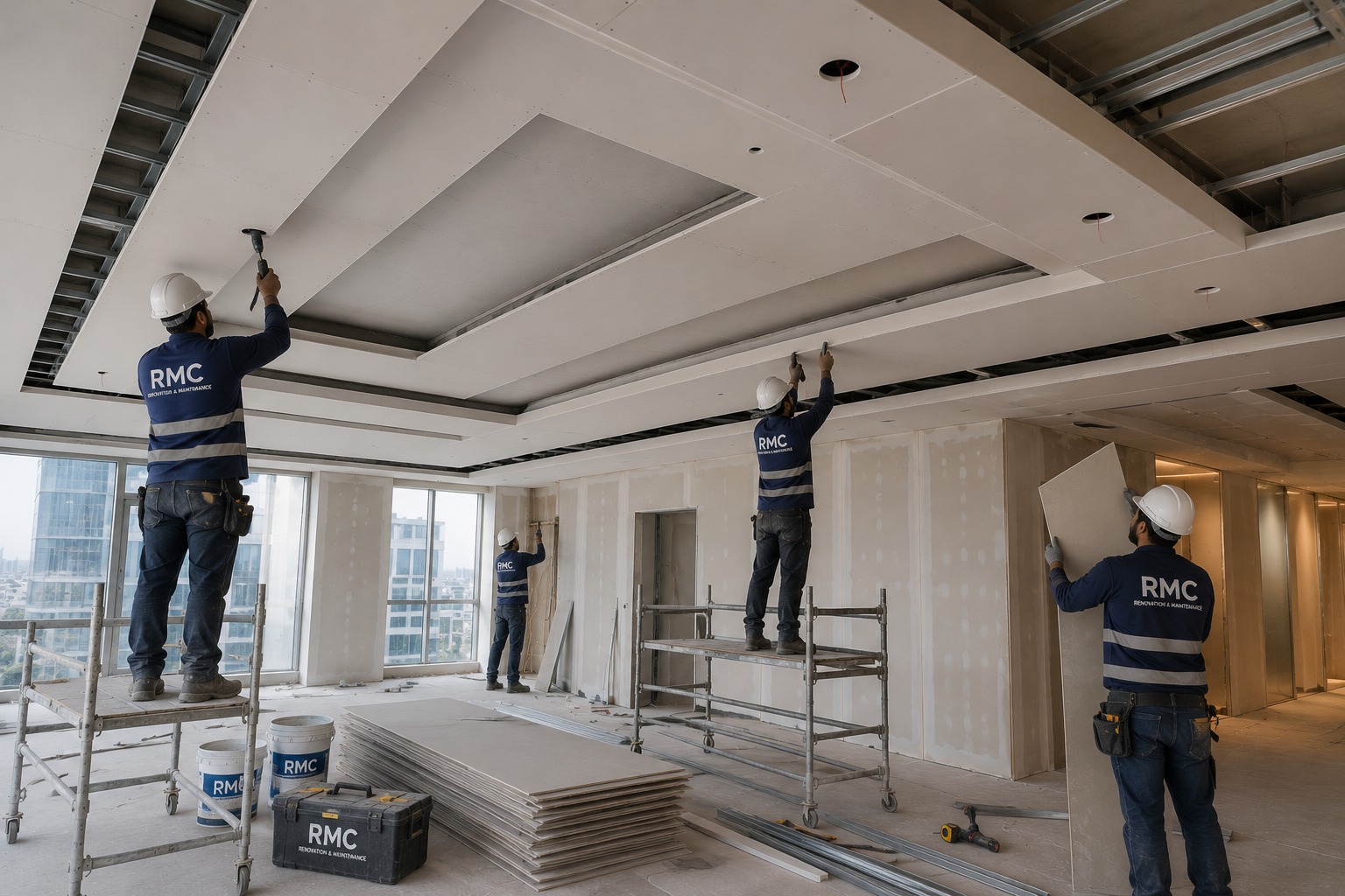 Gypsum & Ceiling Works